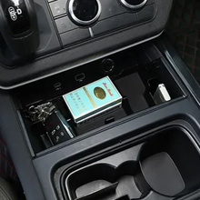 Load image into Gallery viewer, New Defender Central Storage Box (now with wireless charging option)