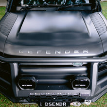 Load image into Gallery viewer, New Defender Real Alloy Checker Bonnet Plates V2