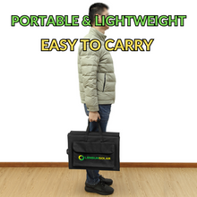 Load image into Gallery viewer, Portable Fold-out 300W Solar Blanket Kit with Waterproof MPPT Regulator