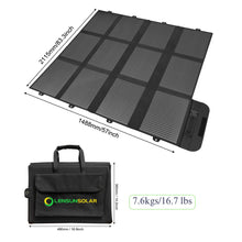 Load image into Gallery viewer, Portable Fold-out 300W Solar Blanket Kit with Waterproof MPPT Regulator