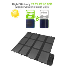 Load image into Gallery viewer, Portable Fold-out 300W Solar Blanket Kit with Waterproof MPPT Regulator