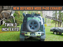 Load and play video in Gallery viewer, New Defender Performance Stainless Steel Exhaust System (Twin 3 Inch) V2