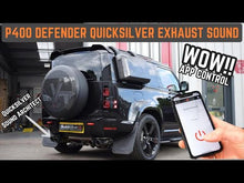 Load and play video in Gallery viewer, New Defender Quicksilver P400 Cat-Back Exhaust System