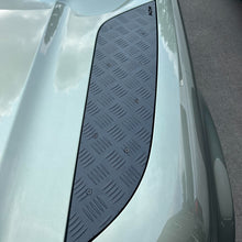 Load image into Gallery viewer, New Defender Real Alloy Checker Bonnet Plates V2