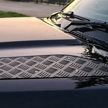 Load image into Gallery viewer, New Defender Real Alloy Checker Bonnet Plates V2