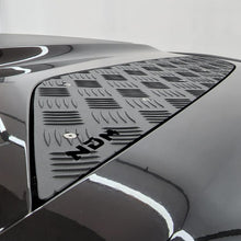 Load image into Gallery viewer, New Defender Real Alloy Checker Bonnet Plates V2