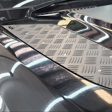 Load image into Gallery viewer, New Defender Real Alloy Checker Bonnet Plates V2