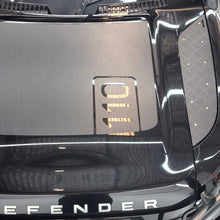 Load image into Gallery viewer, New Defender Real Alloy Checker Bonnet Plates V2