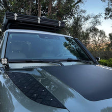 Load image into Gallery viewer, New Defender Real Alloy Checker Bonnet Plates V2