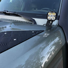 Load image into Gallery viewer, New Defender Real Alloy Checker Bonnet Plates V2