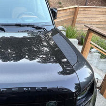 Load image into Gallery viewer, New Defender Real Alloy Checker Bonnet Plates V2
