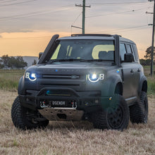 Load image into Gallery viewer, New Defender Rhino 3D Sport Winch Bar + Lightbar
