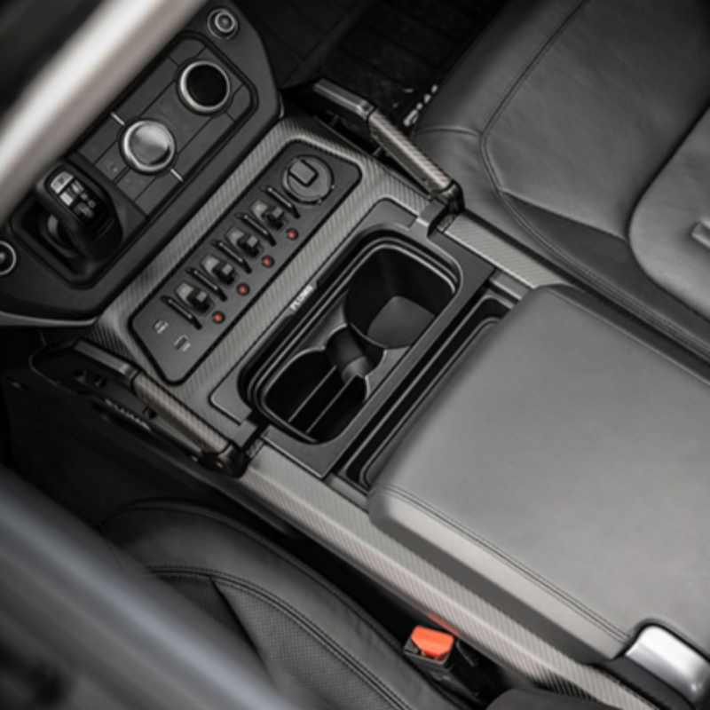 New Defender Carbon Fiber Centre Console Switch System – New Defender Mods