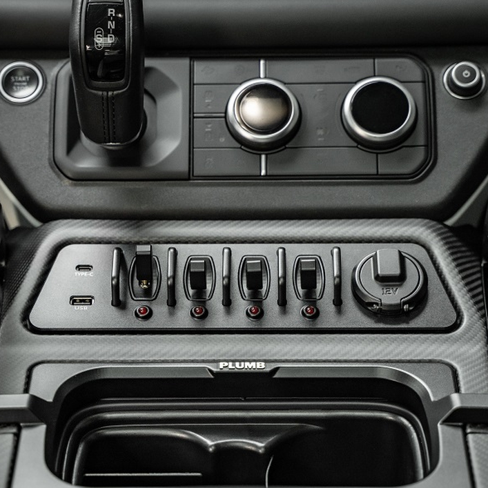 New Defender Carbon Fiber Centre Console Switch System – New Defender Mods