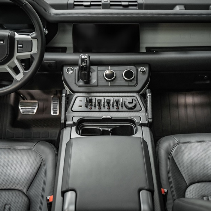 New Defender Carbon Fiber Centre Console Switch System – New Defender Mods