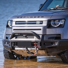 Load image into Gallery viewer, New Defender Rhino 3D Sport Winch Bar + Lightbar (May 2024 Preorder)
