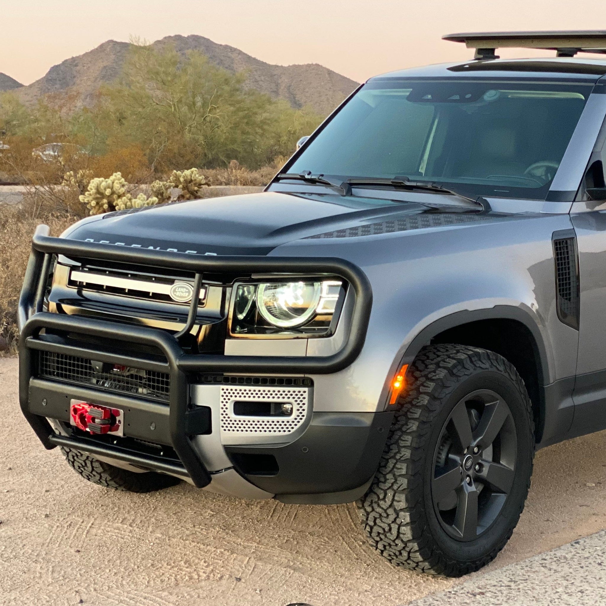 AU Spec Bull bar/ Winch Brush bar – New Defender Mods