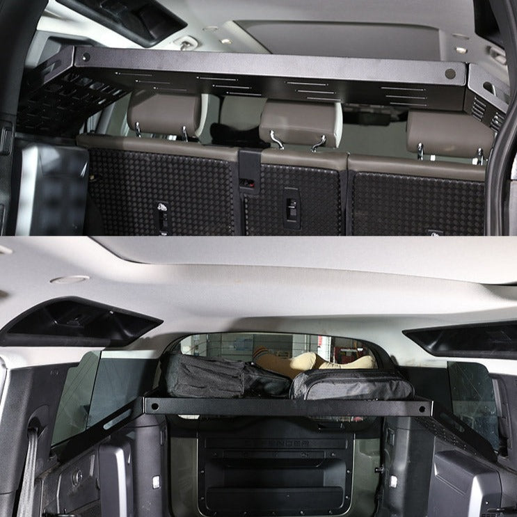 For Land Rover Defender 20-23 black Car Rear Trunk Cargo Luggage storage  curtain
